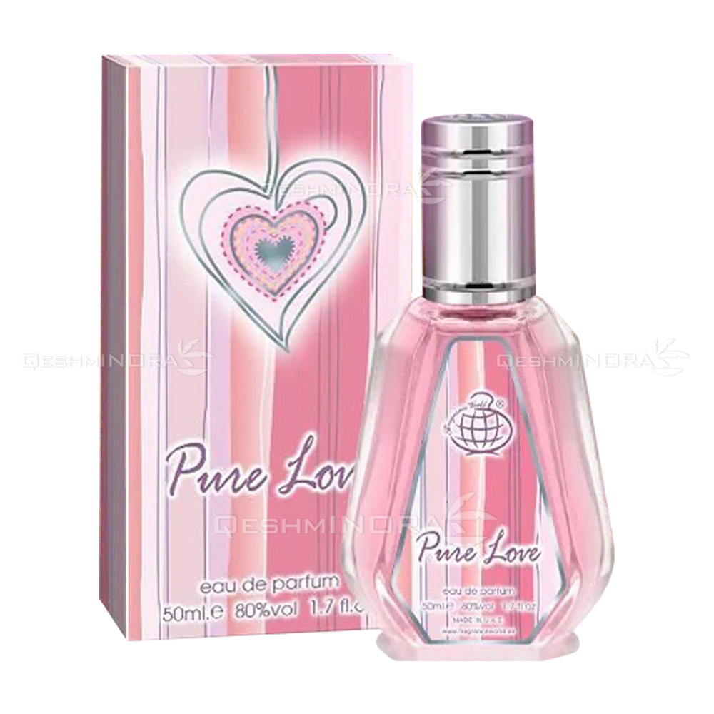 ادکلن 50 میل پور لاو فرگرانس ورد Pure Love Fragrance World