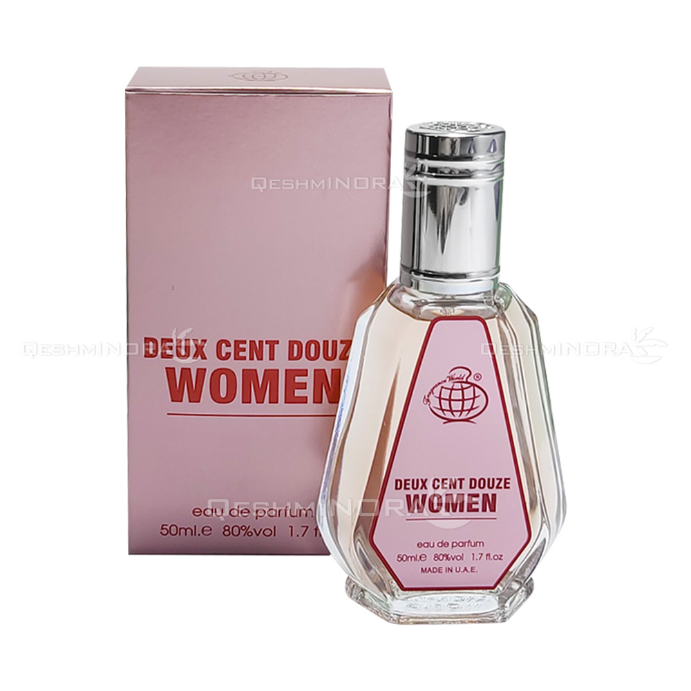 ادکلن 50 میل دیوکس سنت دوز زنانه فرگرانس ورد Deux Cent Douze Women Fragrance World