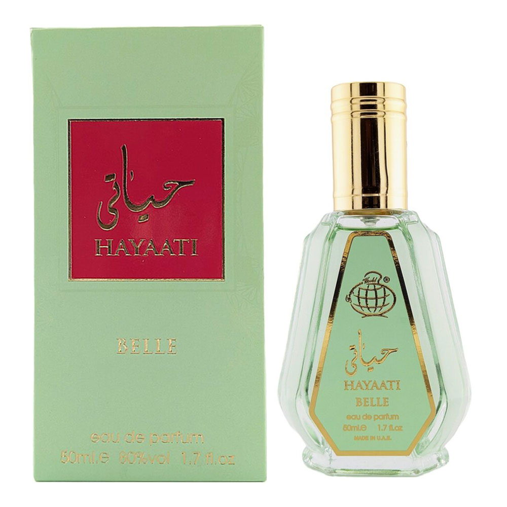 ادوپرفیوم 50 میل حیاتی بله فرگرانس ورد Hayaati Belle Fragrance World