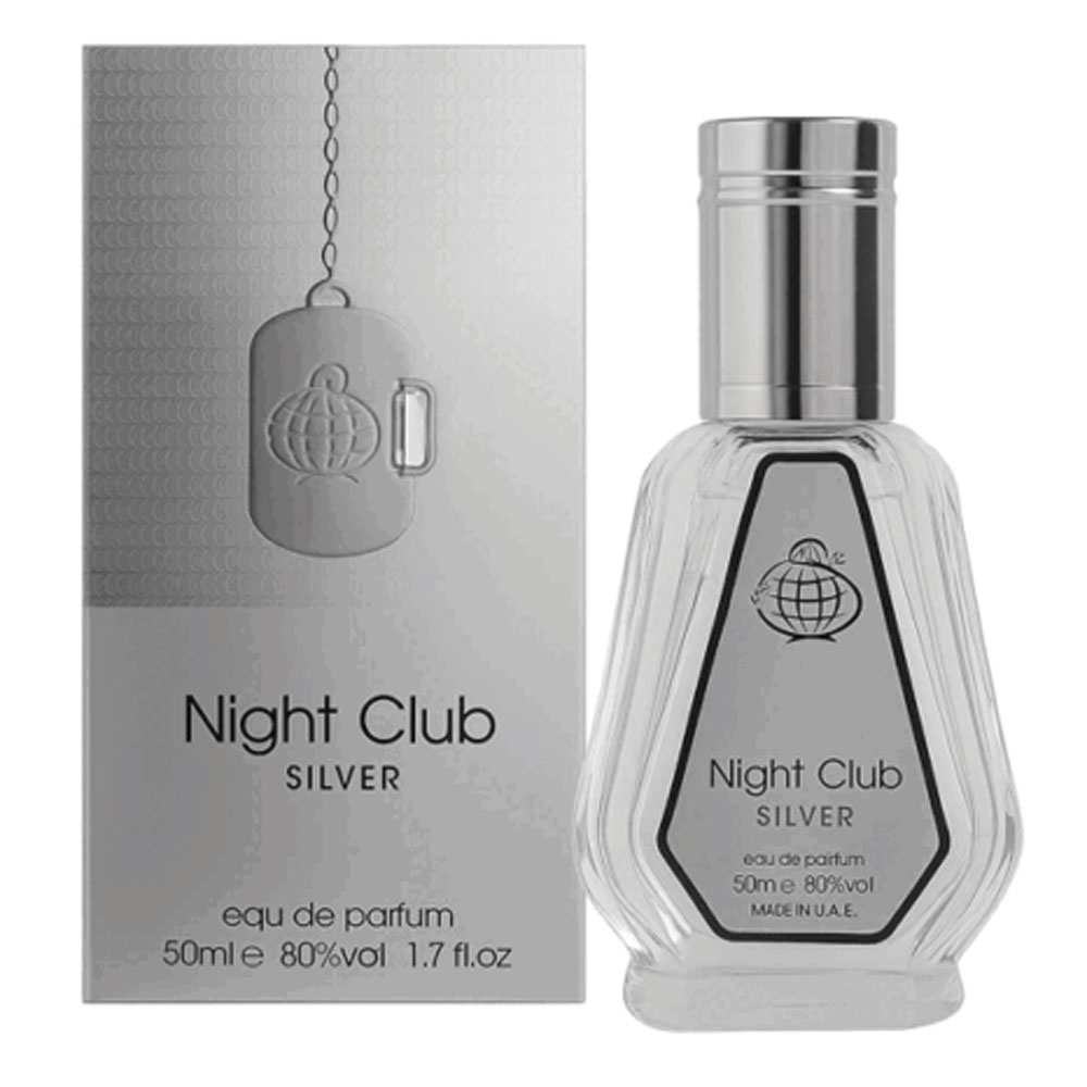 ادوپرفیوم 50 میل نایت کلاب سیلور فرگرانس ورد Night Club Silver Fragrance World