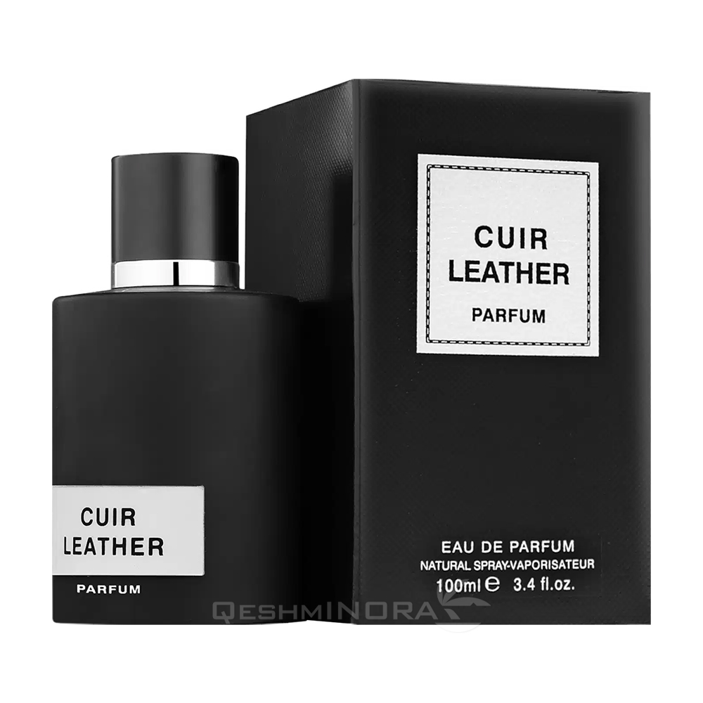 ادوپرفیوم کیور لدر پارفوم فرگرانس ورد Cuir Leather Parfum Fragrance World (تام فورد آمبر لدر پارفوم Tom Ford Ombre Leather Parfum)