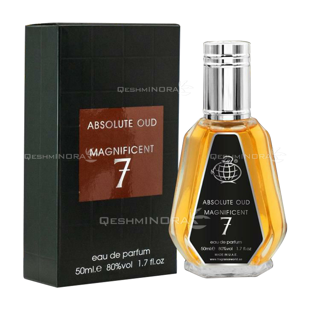 ادوپرفیوم 50 میل ابسولوت عود مگنیفیسنت 7 فرگرانس ورد Absolute Oud Magnificent M7 Fragrance World