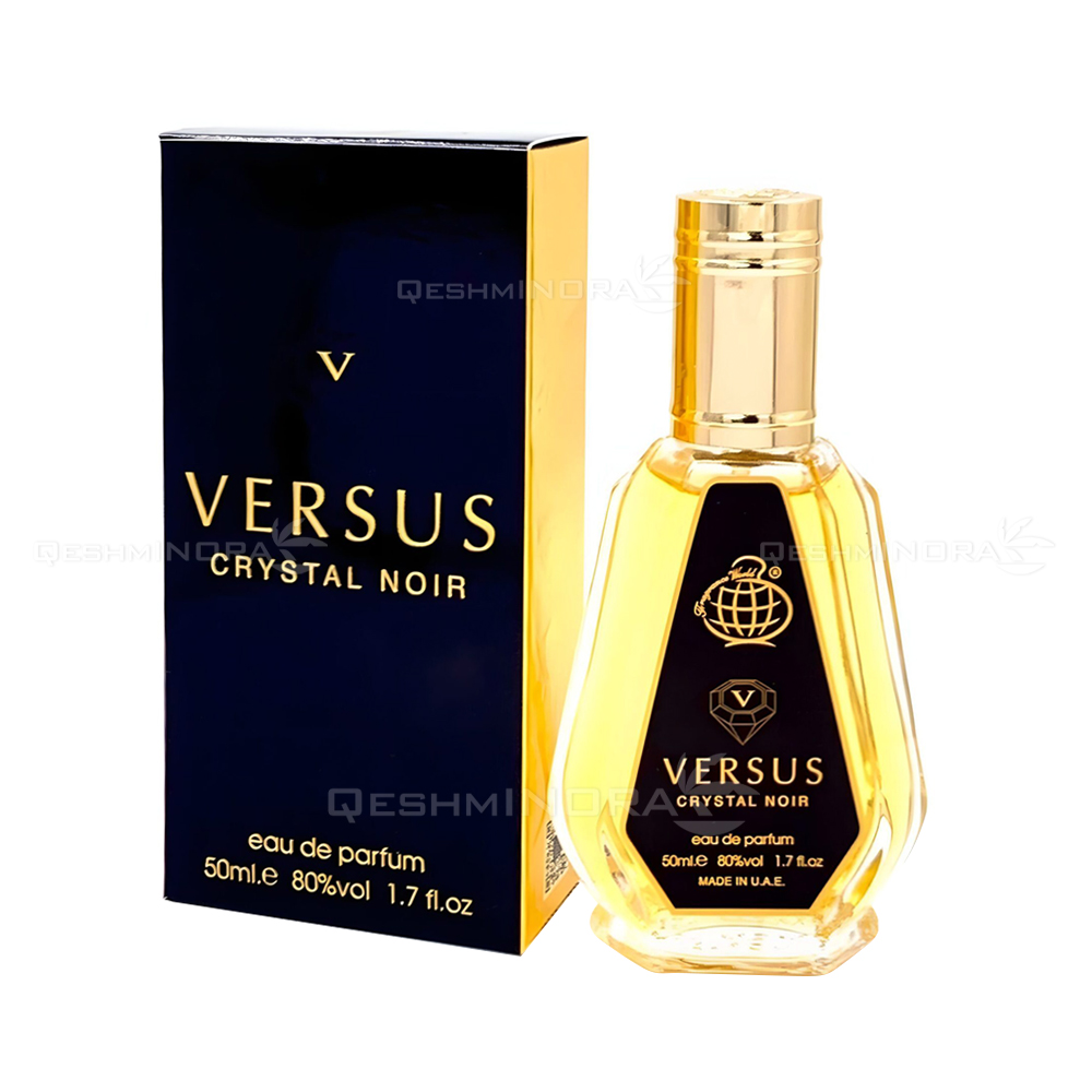 ادوپرفیوم 50 میل ورسوس کریستال نویر فرگرانس ورد Versus Crystal Noir Fragrance World