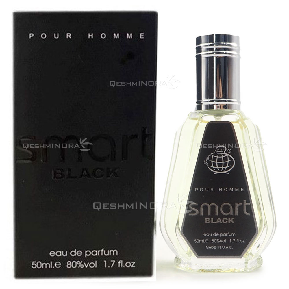 ادوپرفیوم 50 میل اسمارت بلک پور هوم فرگرانس ورد Smart Black Pour Homme Fragrance World