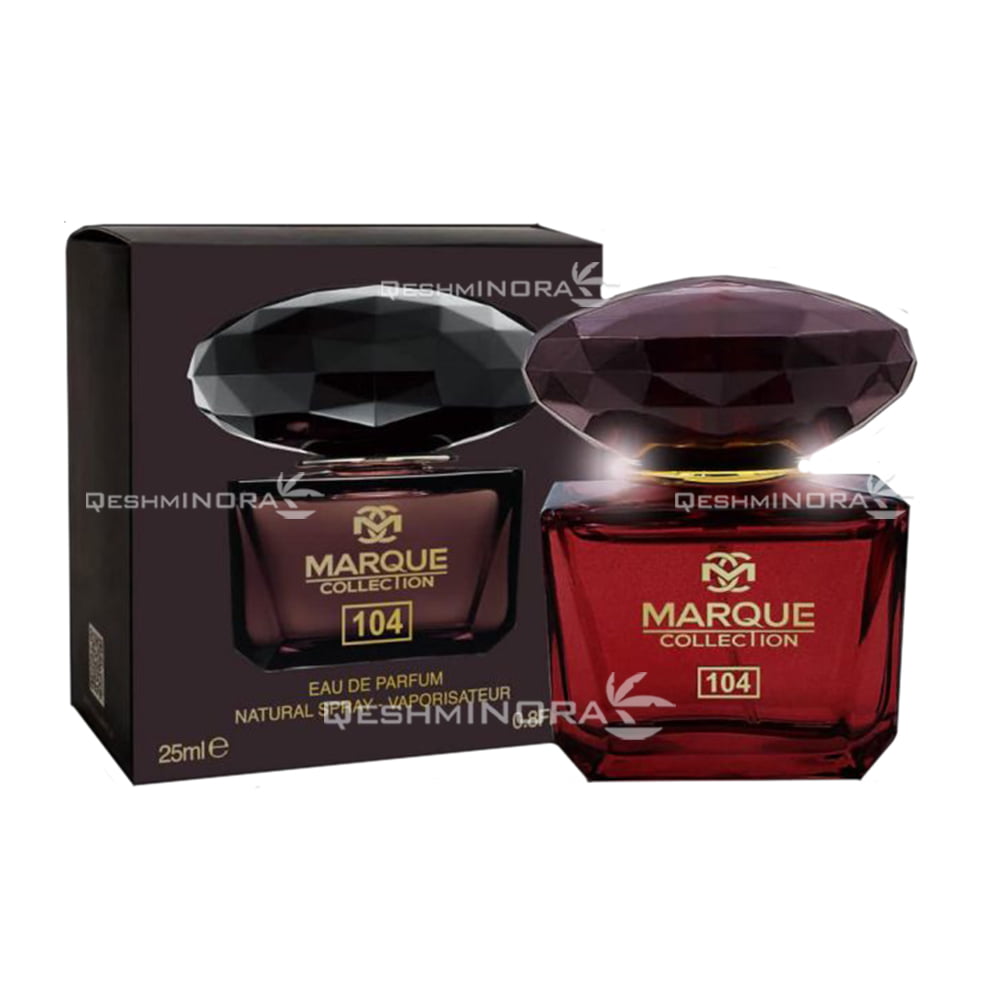 ادکلن مارکیو 104 Marque (ورساچه کریستال نویر Versace Crystal Noir)