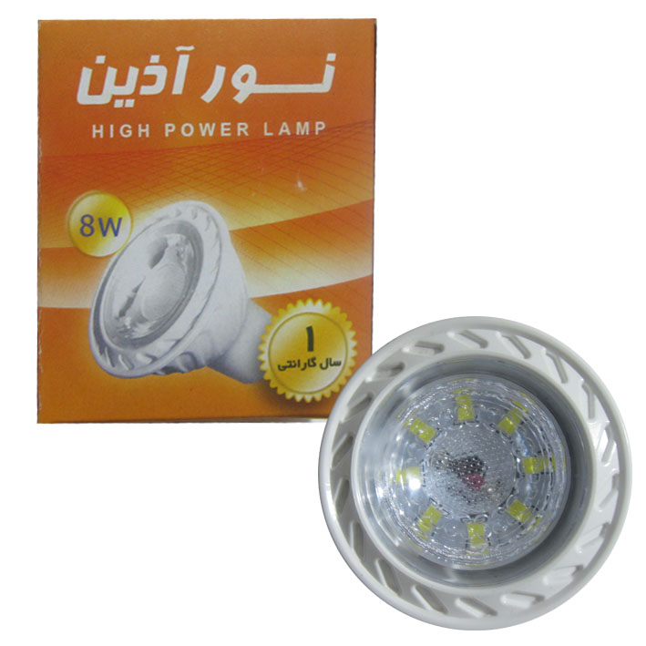 لامپ هالوژن 8 وات نورآذین