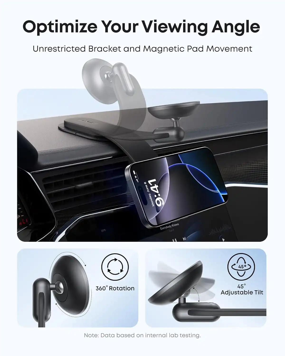 پایه نگهدارنده مگنتی انکر Anker Nano Car Mounted Magnetic — تصویر ۵
