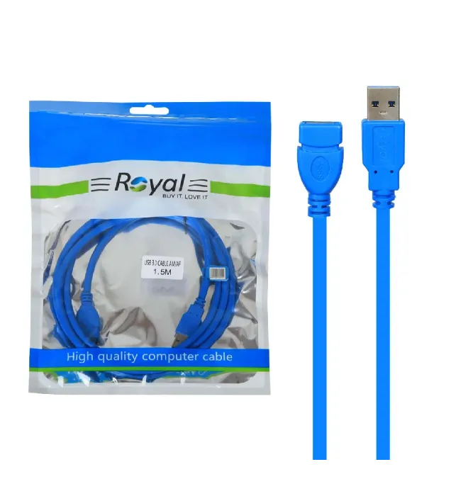 کابل افزایش USB رویال ROYAL USB CABLE 1.5M — تصویر ۲