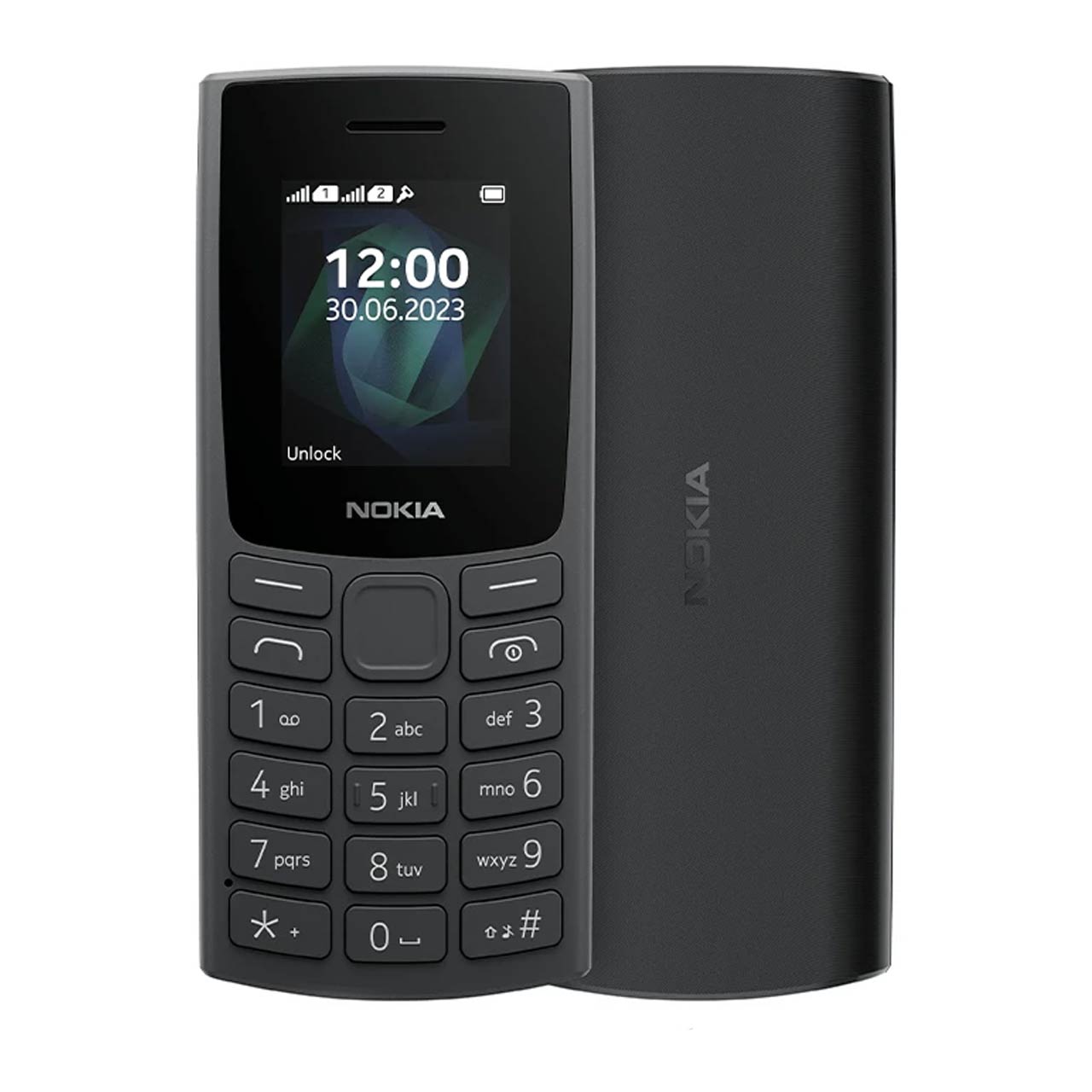 گوشی موبایل Nokia مدل 2023-105 دو سیم کارت – ذغالی – مونتاژ ایران تحت لیسانس نوکیا