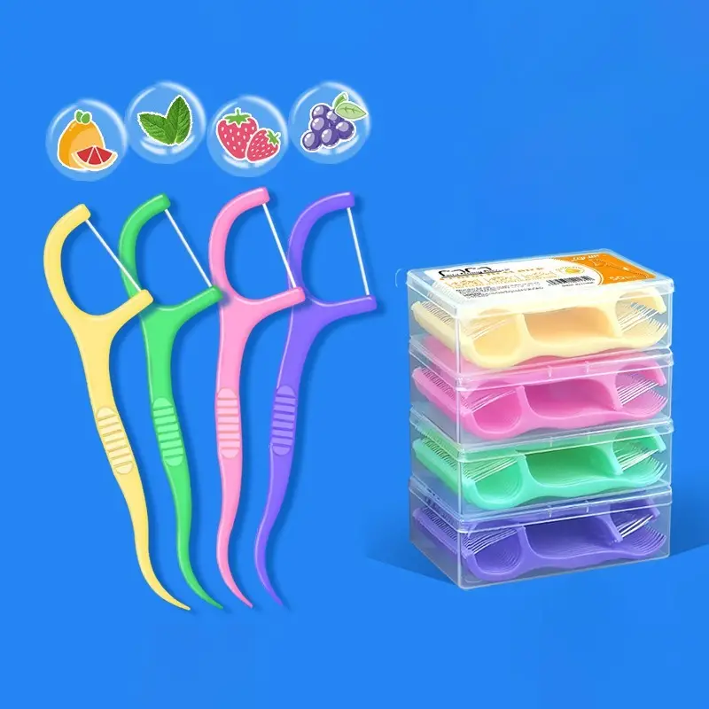 نخ دندان کمانی dental flossers — تصویر ۲