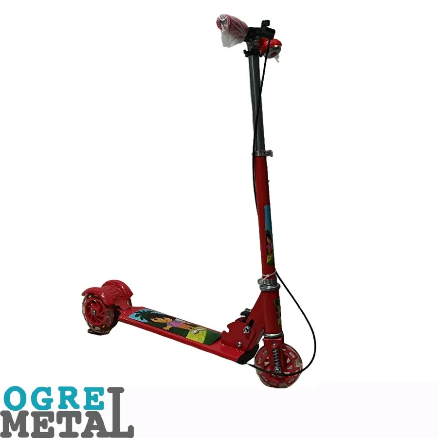 اسکوتر کودک SCOOTER تاشو طرح دخترانه کد 1022 — تصویر ۲