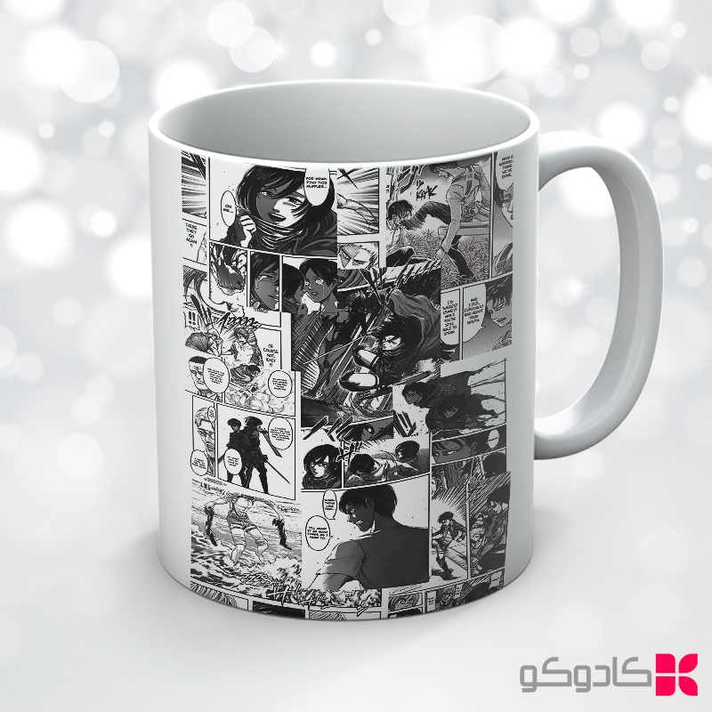 ماگ انیمه اتک ان تایتان کد 48064 — تصویر ۲