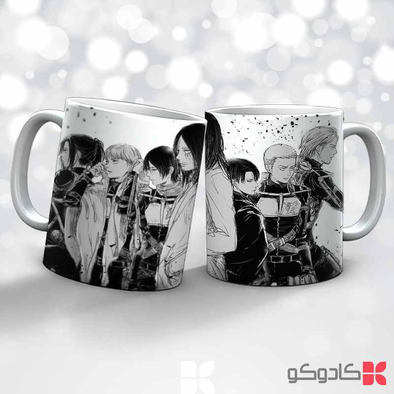 ماگ انیمه اتک ان تایتان کد 48065 — تصویر ۴