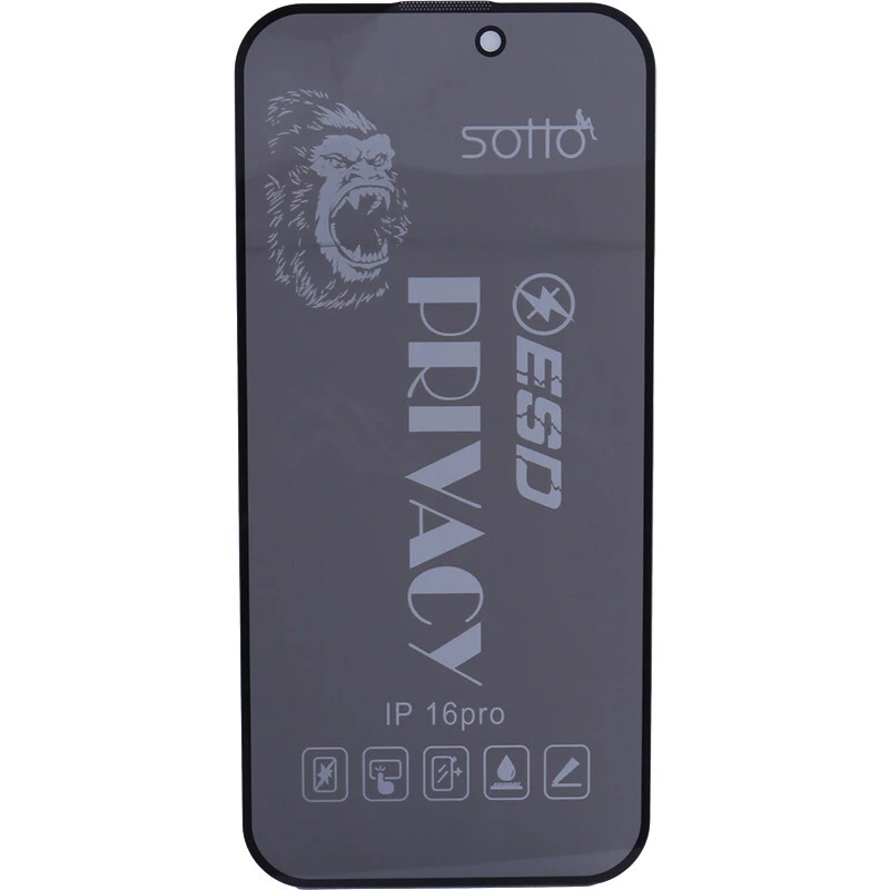 گلس پرایوسی آنتی استاتیک Sotto آیفون iPhone 16 Pro