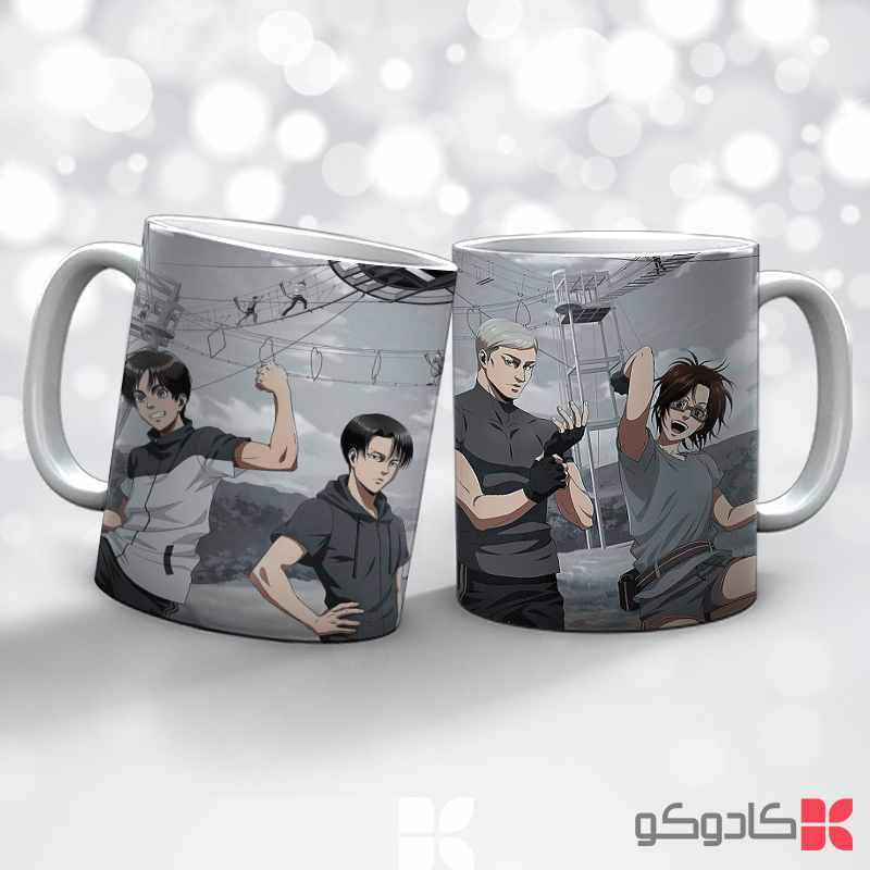 ماگ انیمه اتک ان تایتان کد 48044 — تصویر ۴