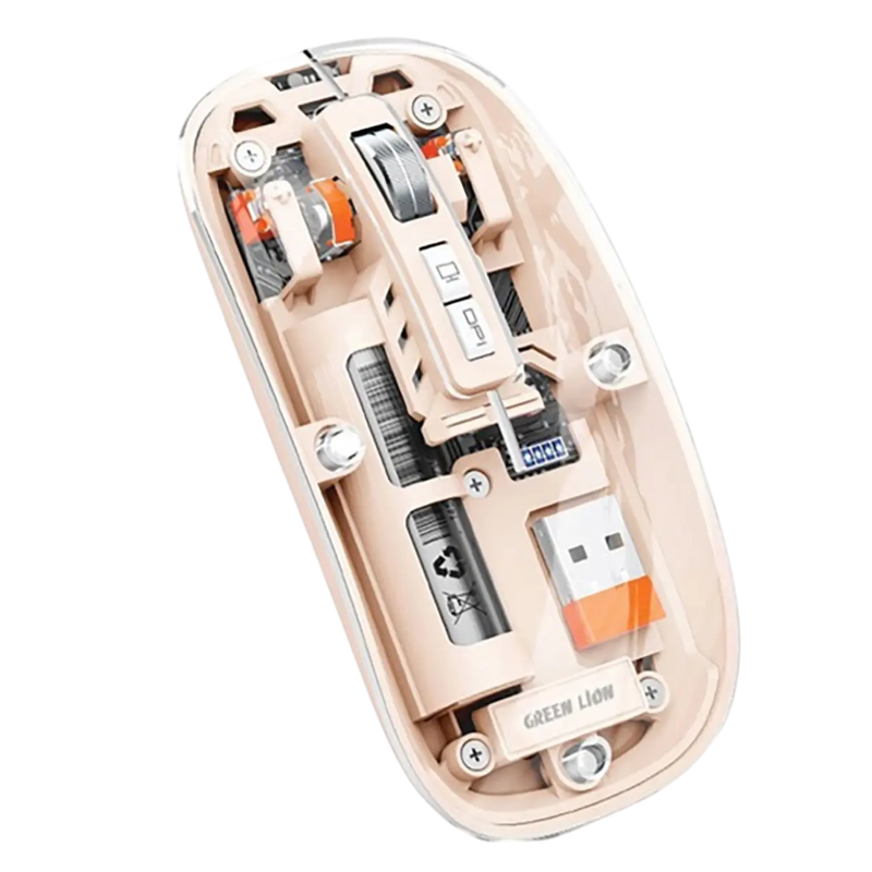 موس بیسیم گرین لاین Green Lion Transparent Mouse 2 GL-112 — تصویر ۵