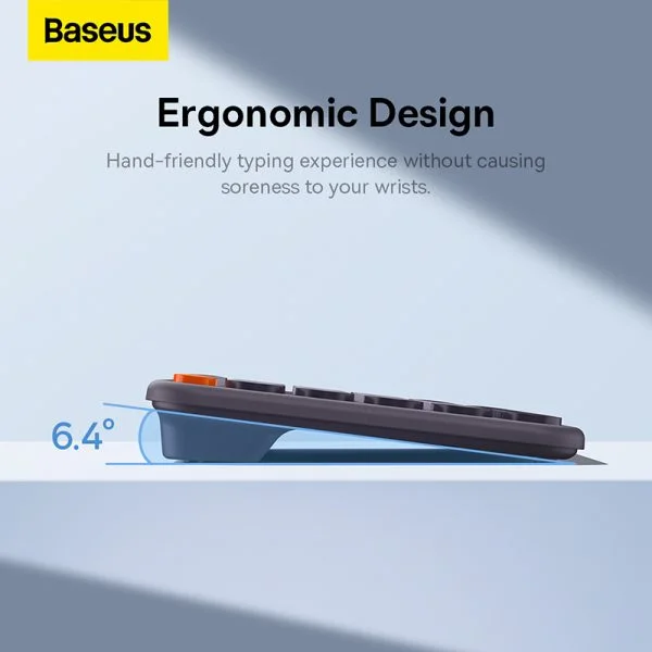 کیبورد بی سیم سه حالته بیسئوس مدل Baseus K01A B00955503833 — تصویر ۴