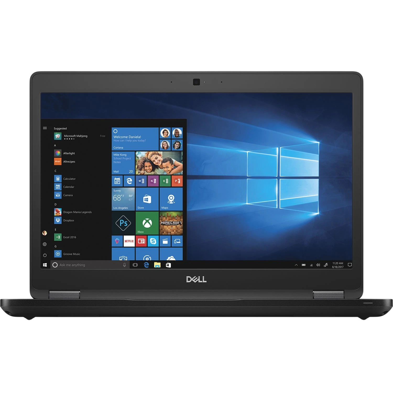 لپ تاپ دل مدل 14 اینچ Latitude 5490 Core i7-8650U 8GB DDR4 256GB FHD IPS استوک