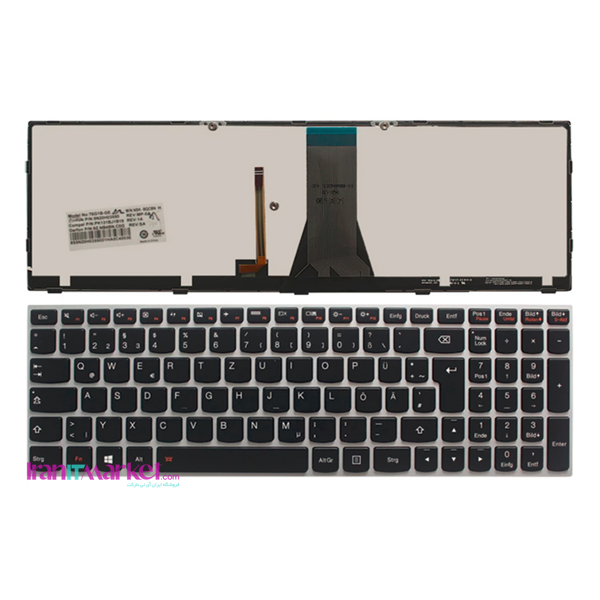 کیبورد لپ تاپ لنوو KEYBOARD LENOVO Ideapad M50-70