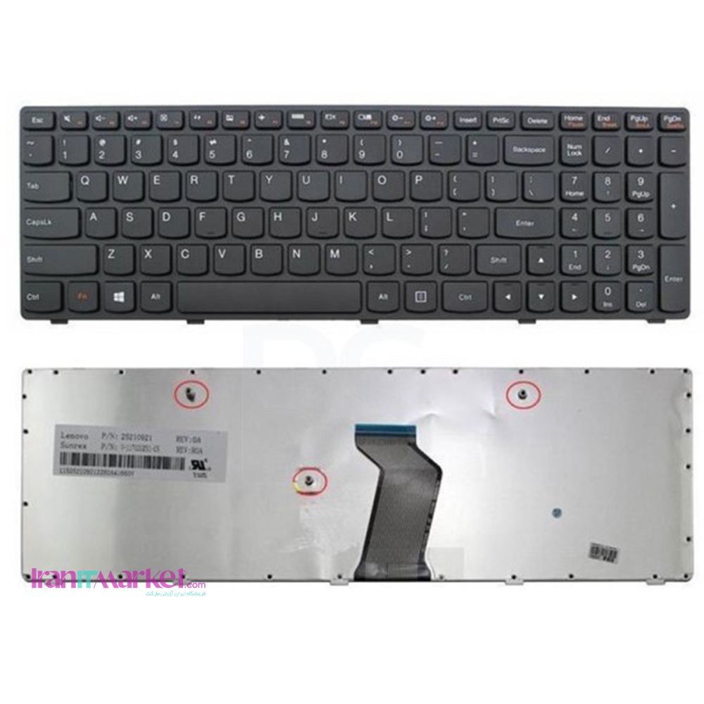 کیبورد لپ تاپ لنوو KEYBOARD LENOVO IdeaPad G700