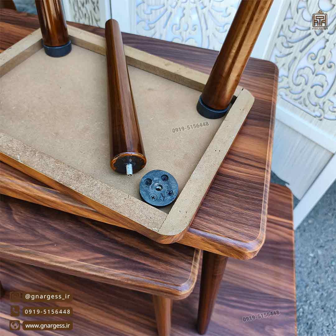 میز جلومبلی و میز کنار مبلی مدرن مدل نگین — تصویر ۶