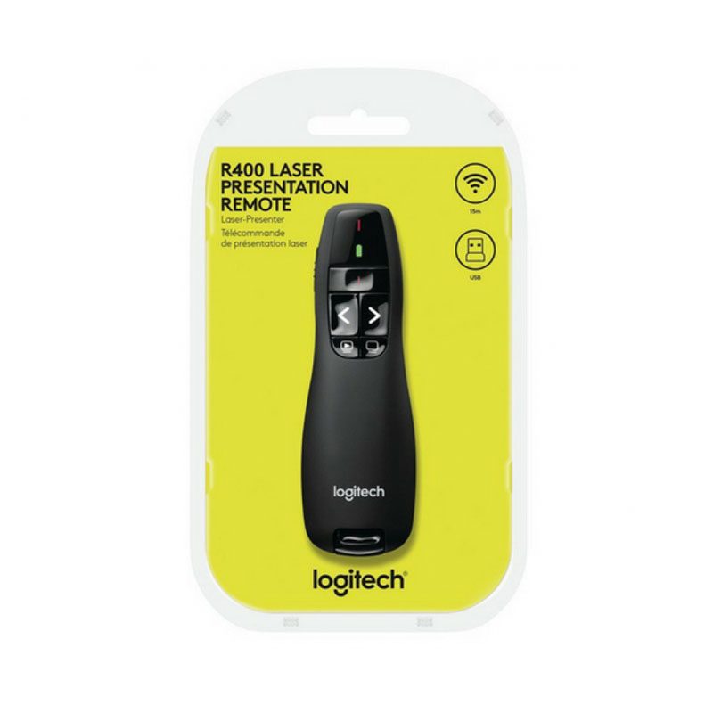 Logitech R400 Cordless Presenter ا پرزنتر بی‌سیم لاجیتک R400 کد 6733 — تصویر ۳