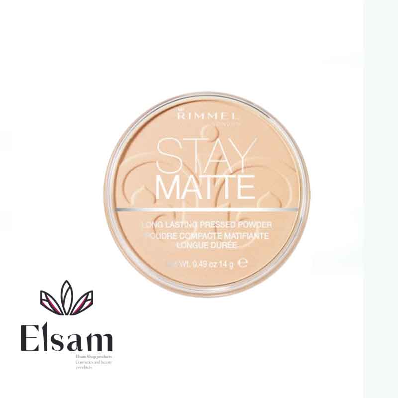 پنکک استی مات ریمل لاندن Rimmel Stay Matte, Cipria compatta — تصویر ۲