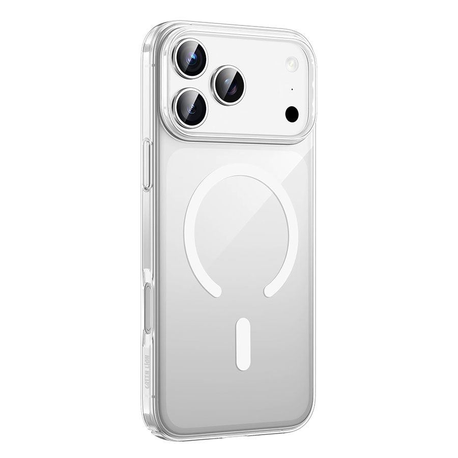 قاب کریستالی مگ سیف آیفون 17 پرو مکس گرین لاین Green Lion MagSafe Delgado Case iPhone 17 Pro Max