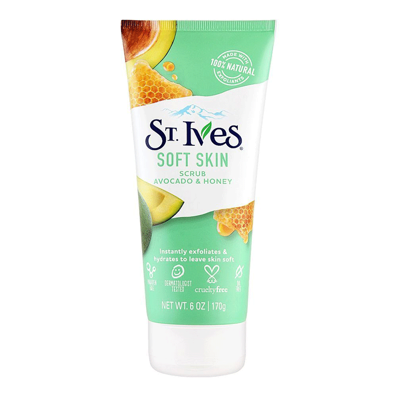 اسکراب نرم کننده آووکادو و عسل سینت ایوز St.ives