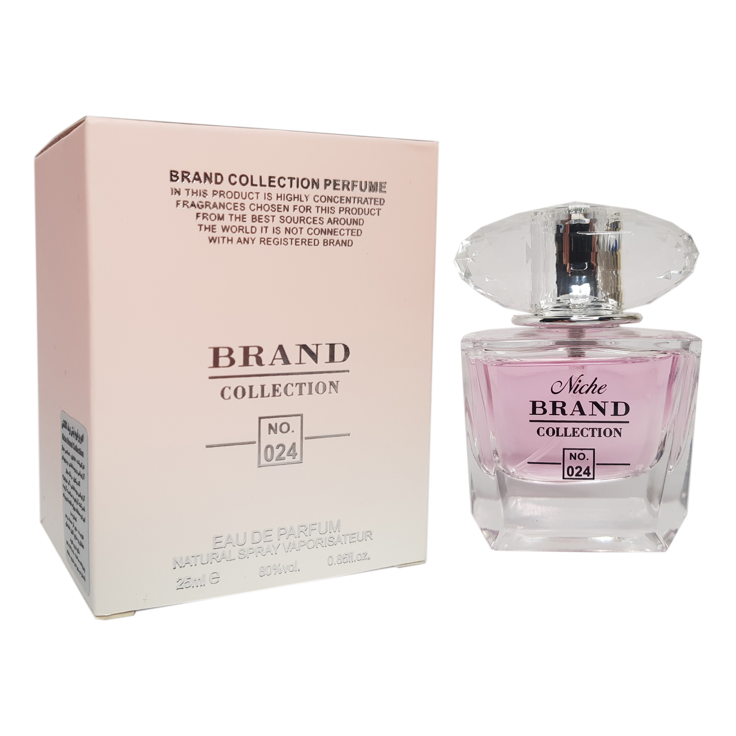 عطر جیبی زنانه نیچ برند کالکشن مدل ورساچه کد 024 حجم 25 میلی لیتر
