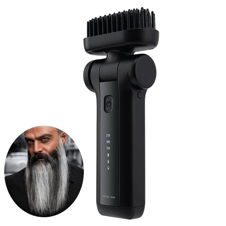 برس حرارتی صاف کننده ریش گرین لاین Green Lion Beard Pro Portable Beard Straightener