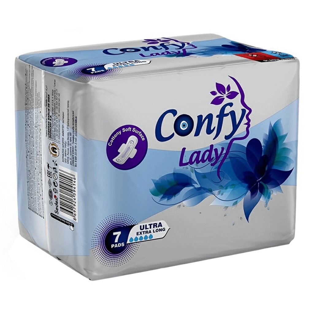 نوار بهداشتی کانفی لیدی مدل Ultra Extra Long بسته 7 عددی