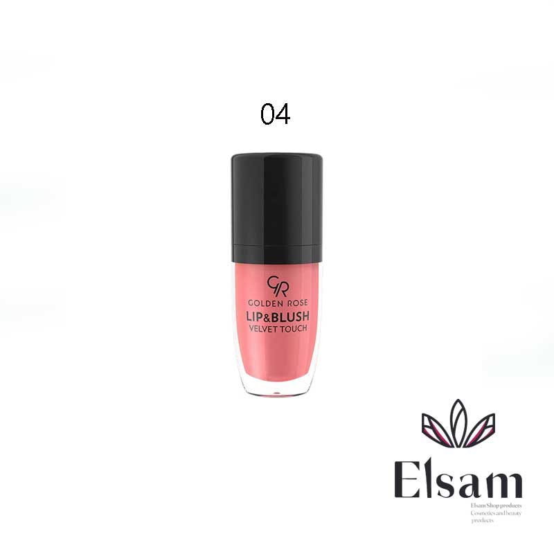 رژلب و رژگونه گلدن رز Golden rose lip & blush velvet touch — تصویر ۴