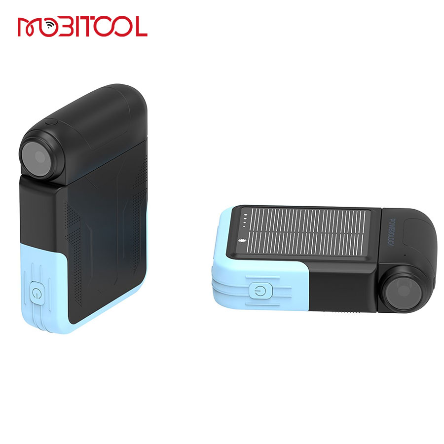 پاوربانک خورشیدی 10000 میلی آمپر پاورولوژی Powerology Sante 10000mAh Solar Power Bank PPBDS05 — تصویر ۵