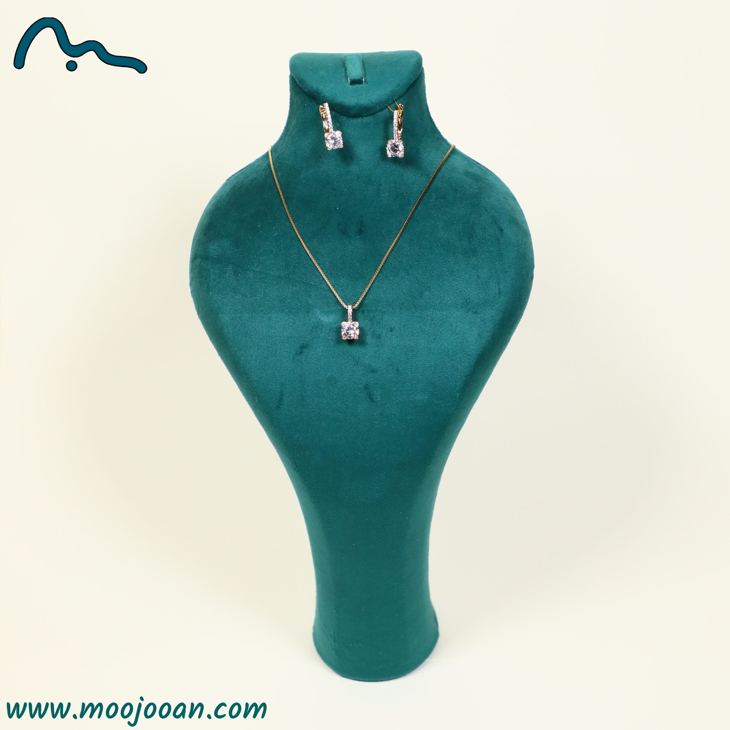 نیم ست نگین‌دار ماهور ژوپینگ