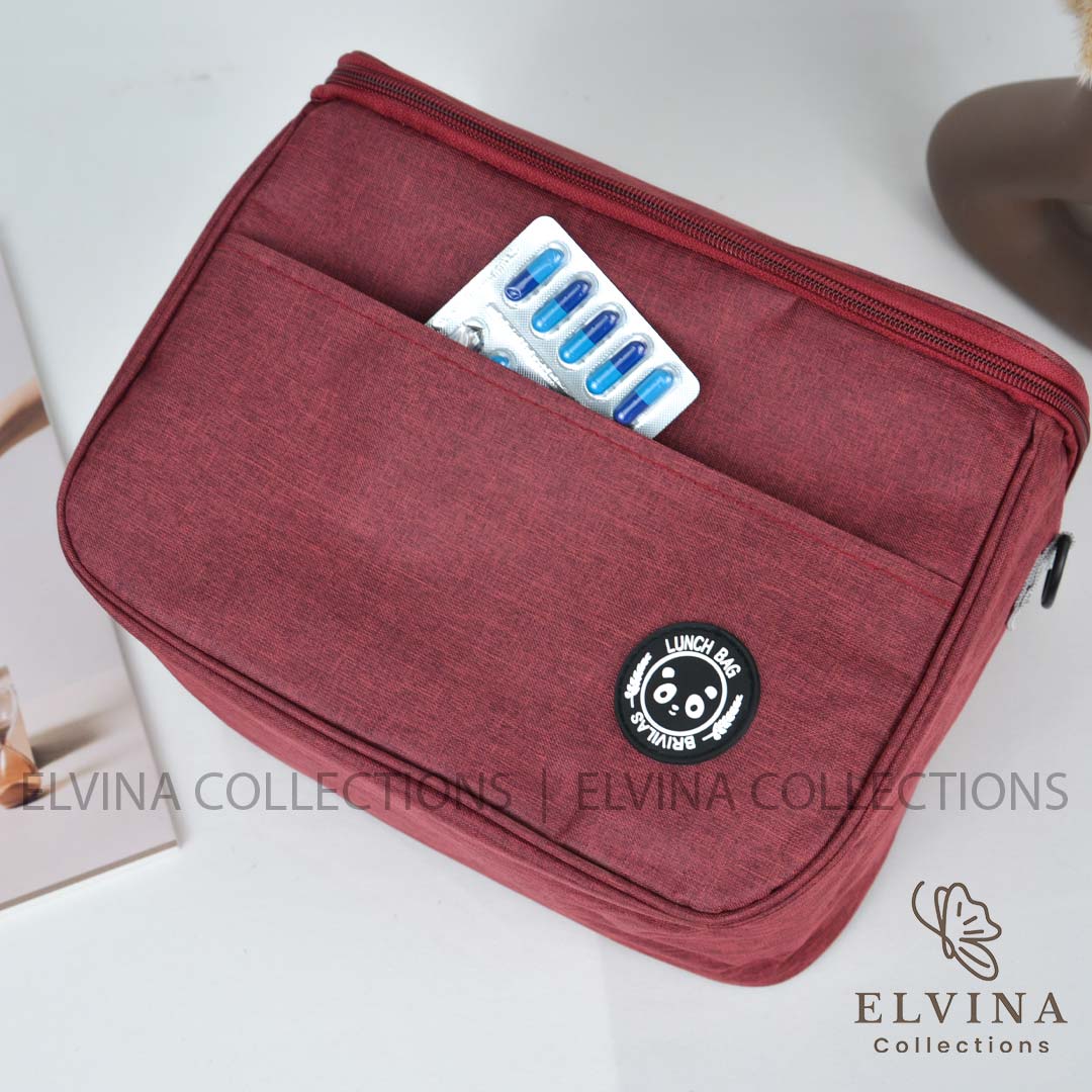 کیف غذا عایق دار (کول بگ) وارداتی مناسب سفر و کارمندان دارای بند دوشی کد1649 — تصویر ۵