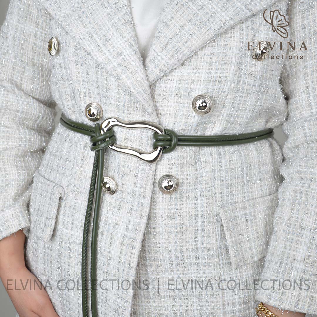 کمربند گره ای زنانه دفرمه سکگ استیل کد 1540 — تصویر ۶