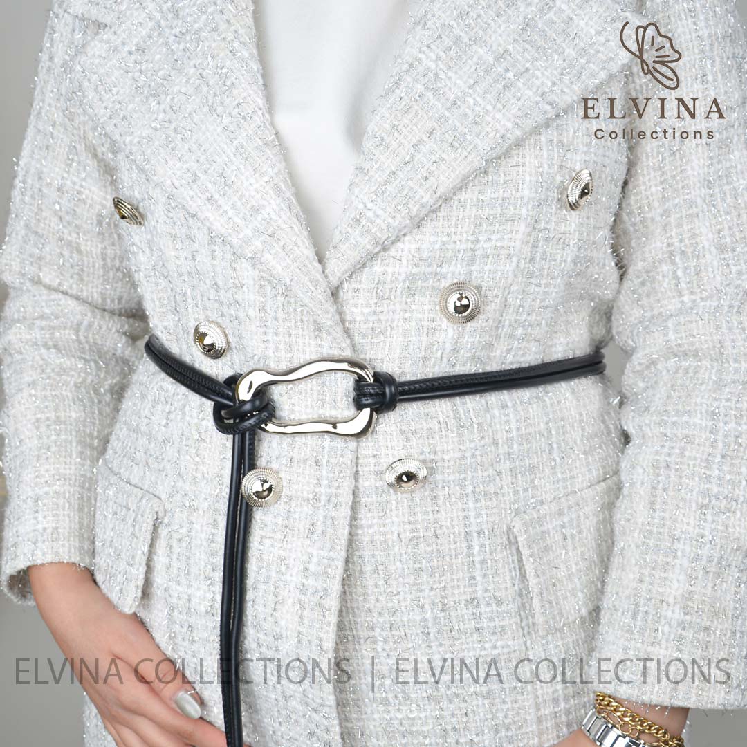 کمربند گره ای زنانه دفرمه سکگ استیل کد 1540 — تصویر ۸
