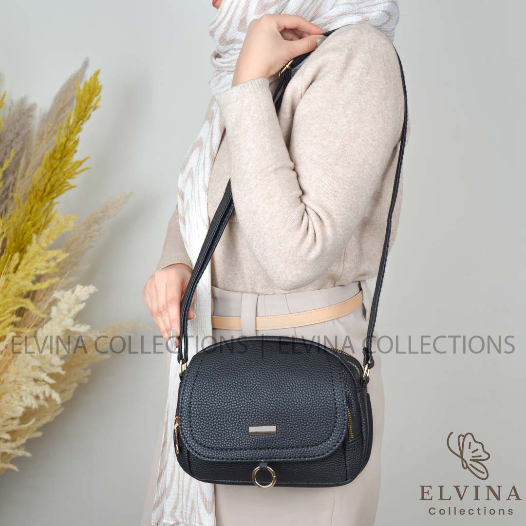 کیف دوشی زنانه بسیار شیک جادار و پرزیپ ماریا