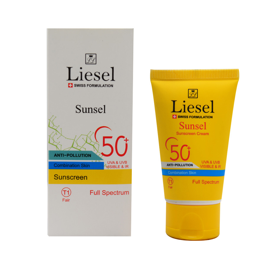 ضدآفتاب لایسل t1 fair پوست مختلط 50