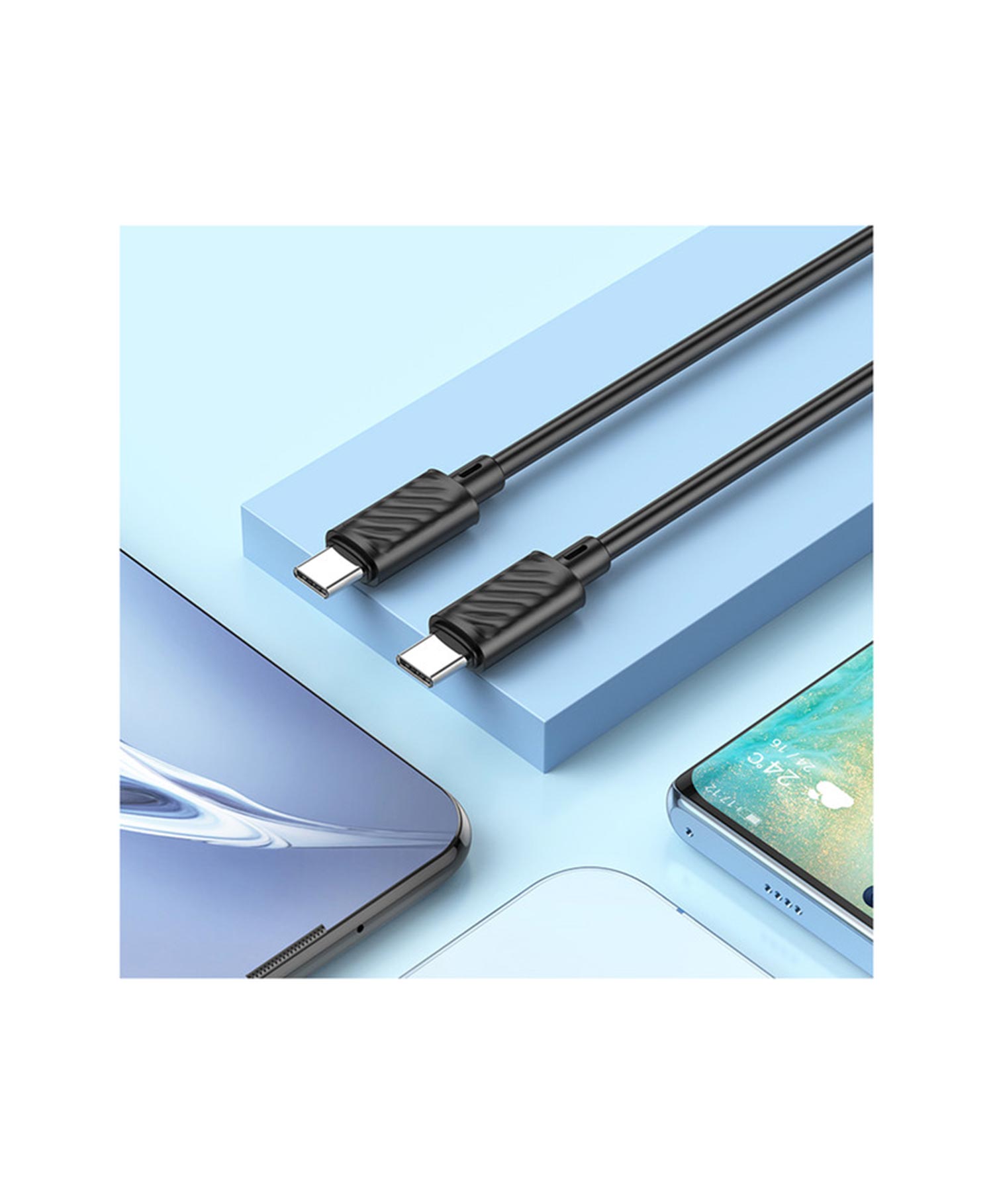 کابل شارژ موبایل Type-C به Type-C هوکو Hoco X88 — تصویر ۳