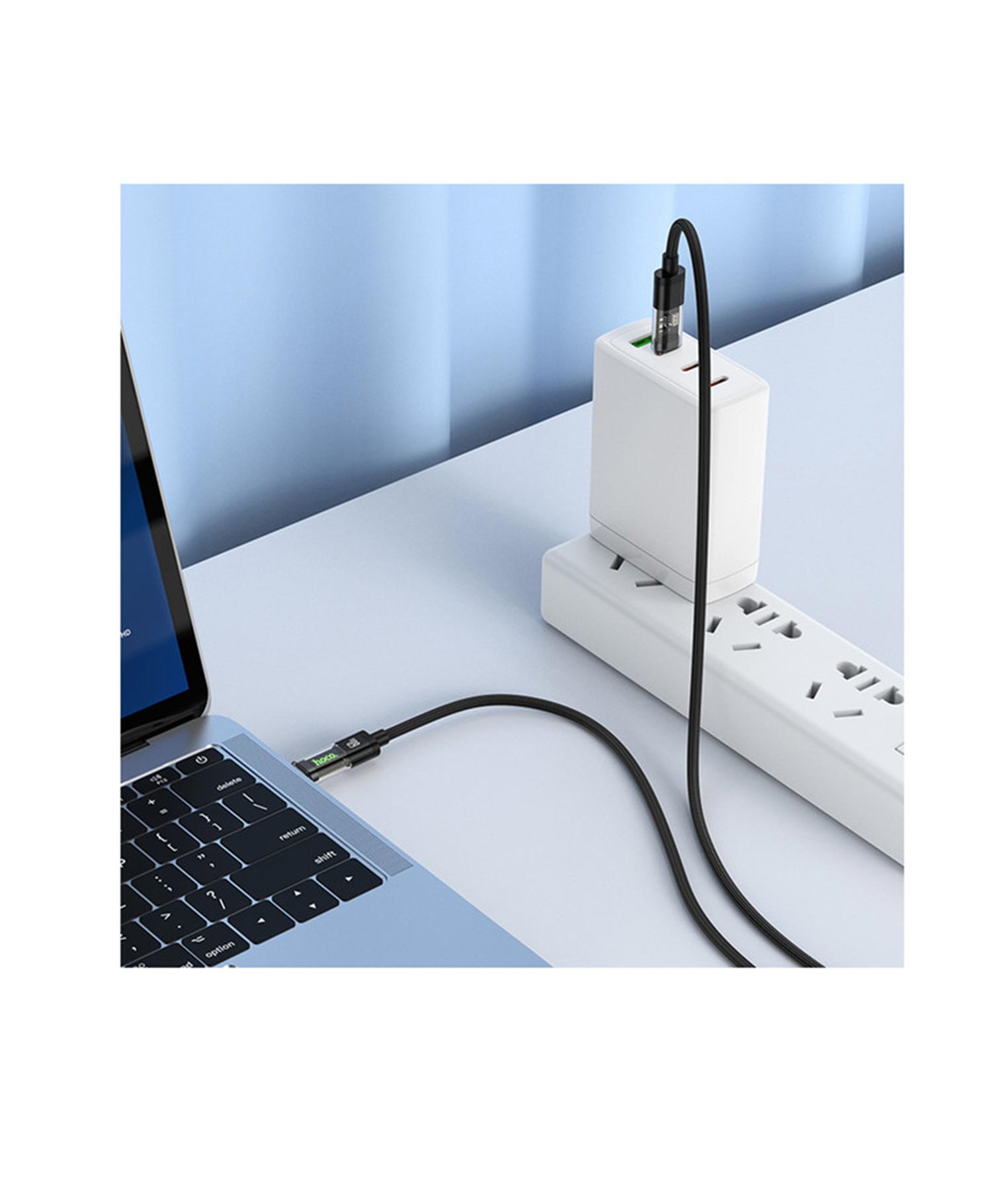 کابل شارژ موبایل Type-C به Type-C هوکو Hoco U116 — تصویر ۴