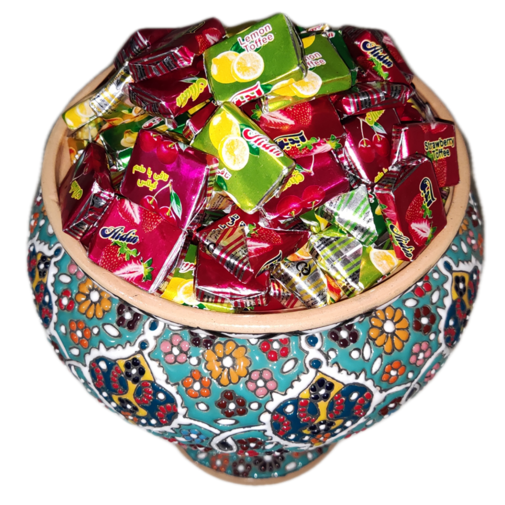 تافی چهارگوش میوه آیدین ۵۰۰ گرم — تصویر ۳