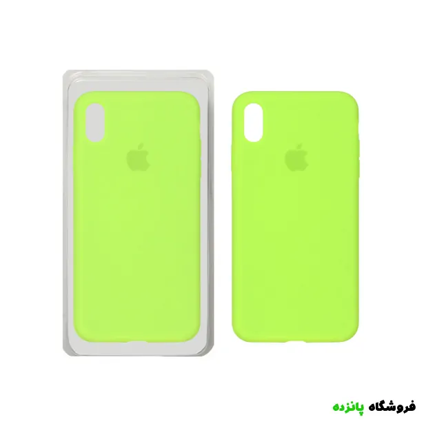 قاب سیلیکونی پاک کنی اورجینال iPhone X Max – فسفری