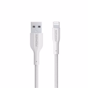کابل شارژ USB به لایتنینگ پرومیت مدل PR-02 27W به طول 1 متر — تصویر ۲