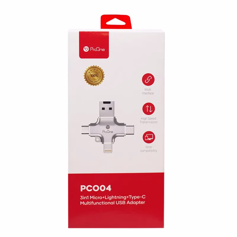 مبدل و کارت‌خوان (Micro SD) 1 در 3 پرووان مدل PCO04 — تصویر ۳