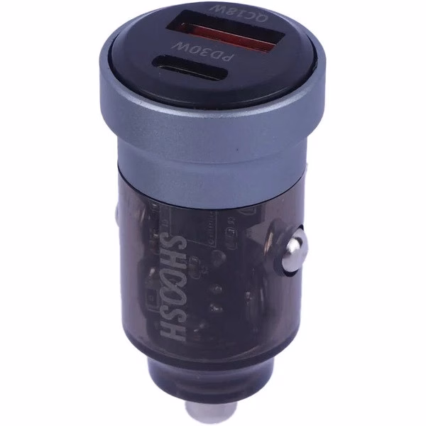 شارژر فندکی 48 وات دو پورت شوش مدل Sh805 — تصویر ۲