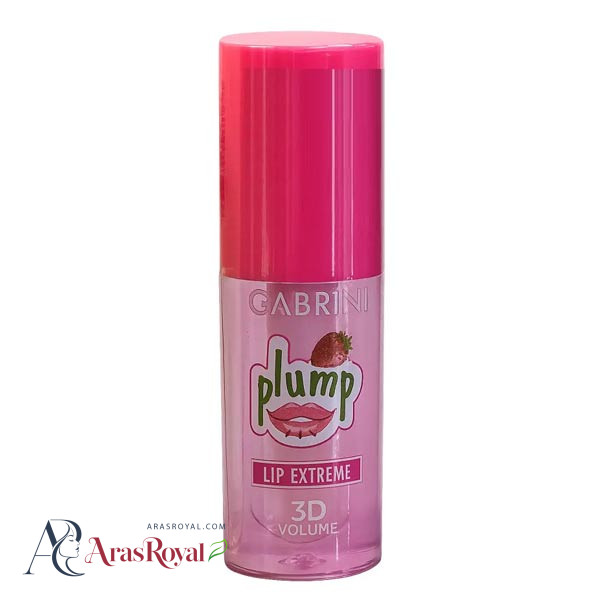 روغن لب حجم دهنده گابرینی Gabrini مدل Plump Lip Extreme رایحه توت فرنگی حجم 5 میل