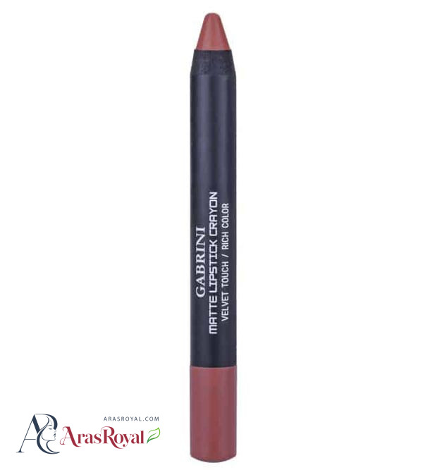 رژ لب مدادی مات گابرینی Gabrini مدل Velvet Touch شماره 08