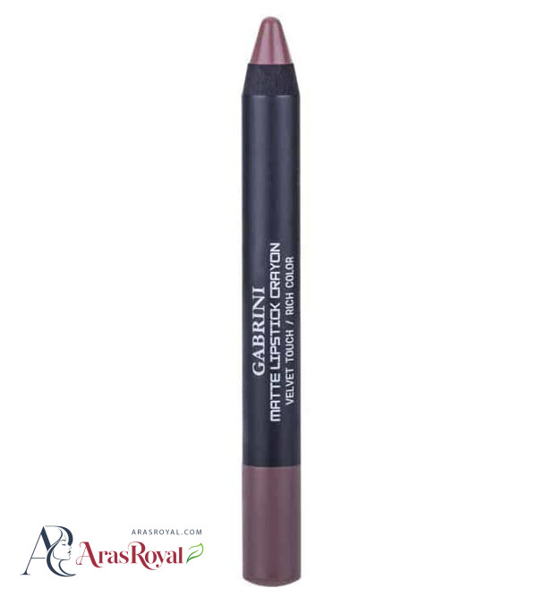 رژ لب مدادی مات گابرینی Gabrini مدل Velvet Touch شماره 12